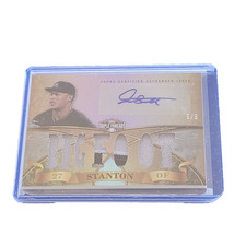 2013 Topps Triple Threads Relics  9/9 Giancarlo Stanton #TTAR-GST2 Auto