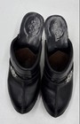Michael Kors Women's Black Leather Studded Slip-On Mule Heels Size 9 M — photo 5