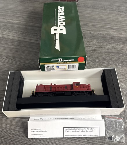 Bowser Executive Line HO #25206 Alco RS-3 Lake Superior e Ishpeming #1610 - ¡NUEVO EN CAJA! | Condition: New