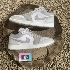 Premium Nike Jordan 1 Low Elephant Wolf Grey Suede UK9 EU44 CM28 US10