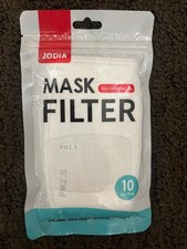 10 Pcs Activated Carbon PM 2.5 Face Filter Insert Non-Medical Use, Disposable