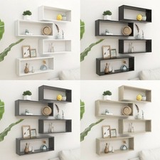 2X/4X/6X Würfelregale Spanplatte Wandregal Hängeregal Lounge CD Bücher Regal