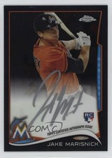 2014 Topps Chrome 16/25 Jake Marisnick #108 Auto e6p
