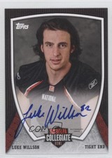 2013 Bowman NFLPA Collegiate Bowl Auto Luke Willson #17 Auto 3o3
