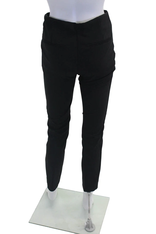 Rachel Zoe Womens High Rise Skinny Leg Dress Pant Trousers Black Size 2 - Image 3 of 4