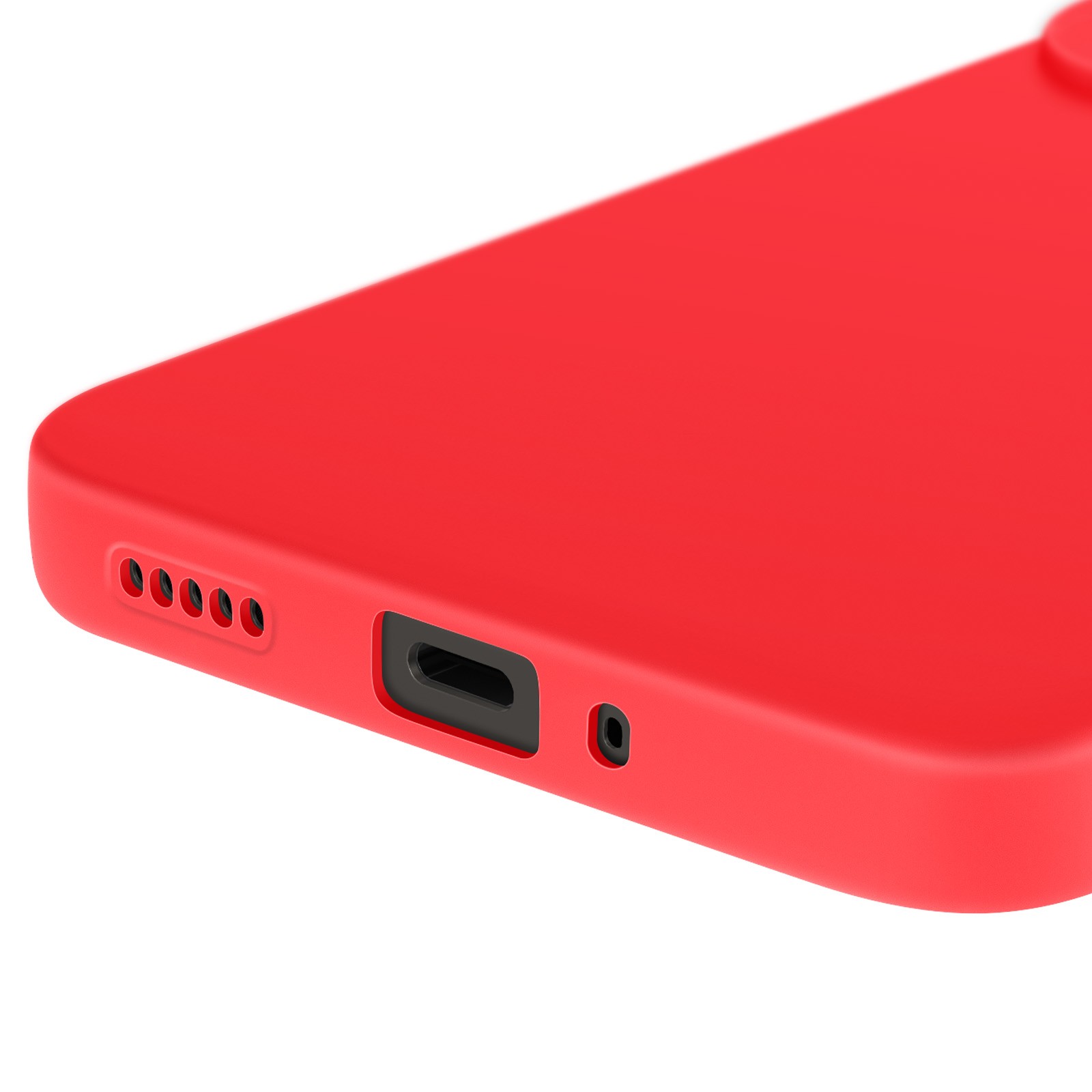 Eviter rayures camera Xiaomi 14T Pro coque silicone souple rouge - 4