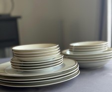 Fukagawa Arita Japan Porcelain China Set Pattern 400 Gold Trim