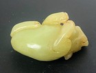 Recumbent Pig Carving in Hetian Bluish-White Jade — photo 5