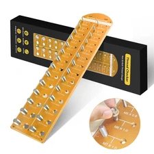 28 Nut and Bolt Thread Checker:Bolt and Nut Identifier Gauge,Thread Checker 1...