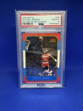 1996-97 Metal Decade of Excellence #M4 Michael Jordan PSA 8 NM-MT Bulls
