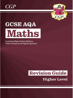 GCSE Maths AQA Higher CGP Revision Guide/Workbook or Bundle Free 10-Min Tests
