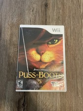 Puss in Boots Wii Nintendo Wii Game Disc Case Tested Working