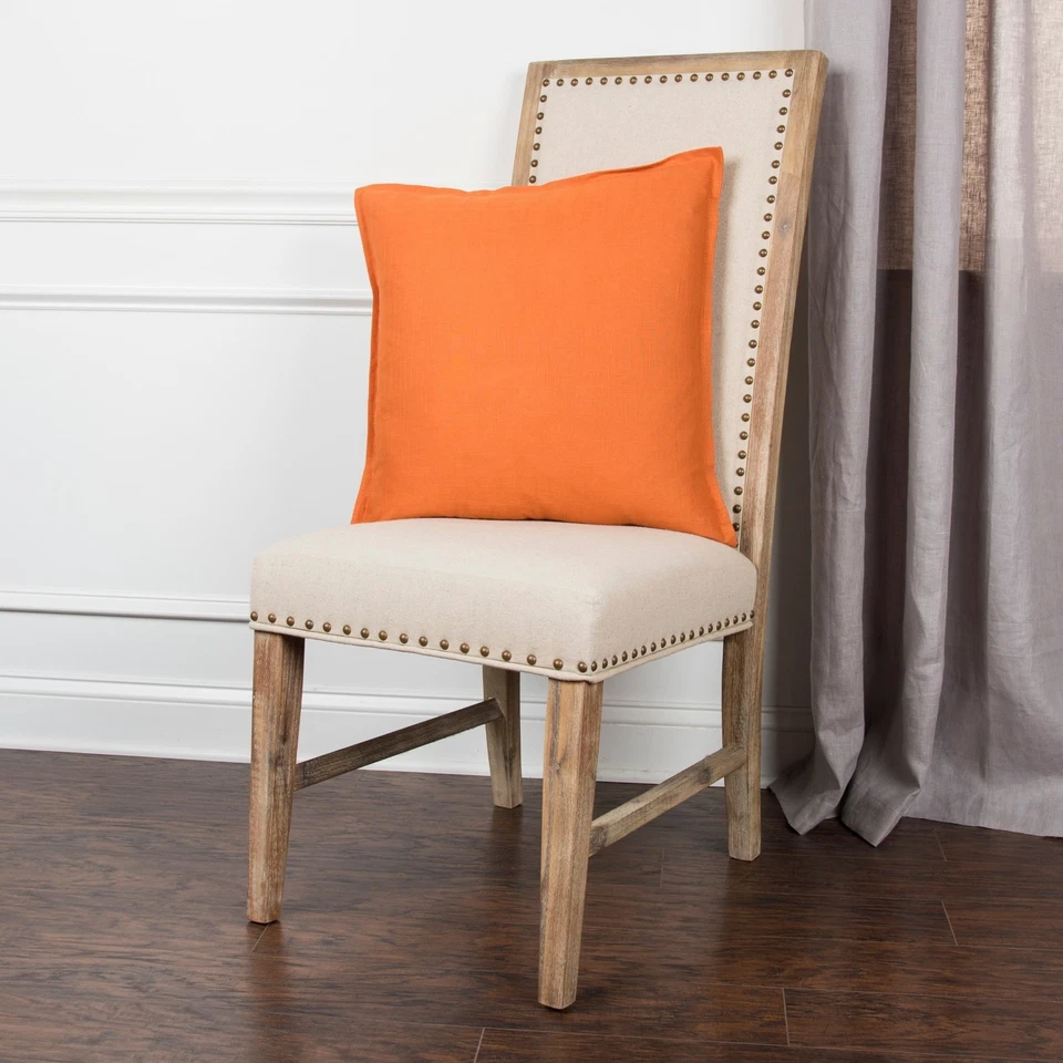 Rizzy Home Cotton Slub Solid Decorative Throw Pillow, 20x20 - Image 2 of 4