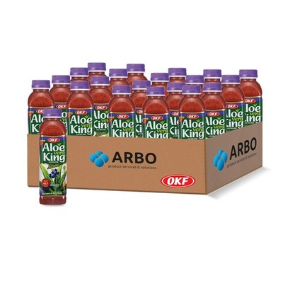 OKF Aloe Vera Blaubeere 500ml 20er Pack Erfrischungsgetränk Korea 30% Aloe
