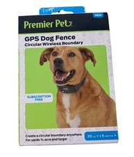 Premier Pet GPS Dog Fence Circular Wireless Boundary NIB