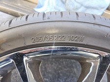 22inch Rims With Tires. Brand Status Goliath 5 Lug. Size 26535 R22 102 W