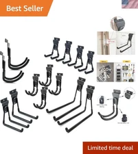 Customizable Slatwall Hooks - 14 Heavy Duty Utility Hooks for Easy Installation