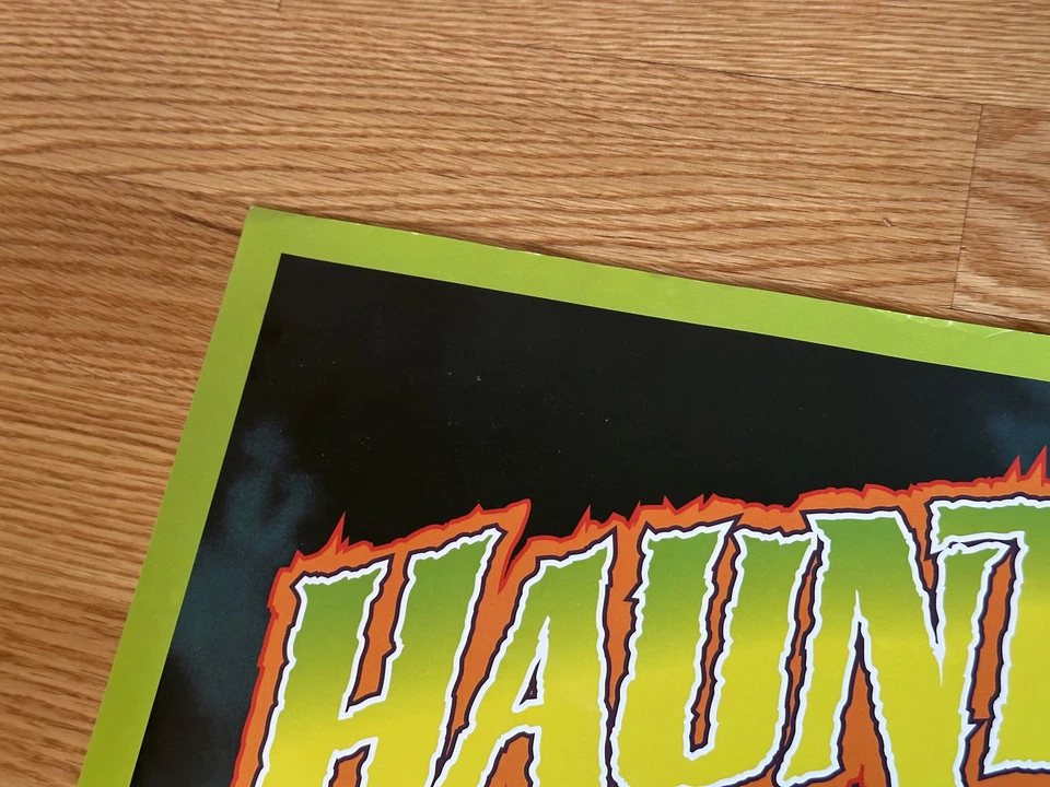 Póster Planet Hollywood Haunted Hollywood 1997 27 x 19 Halloween '97 *De colección* Foto 4 de 4