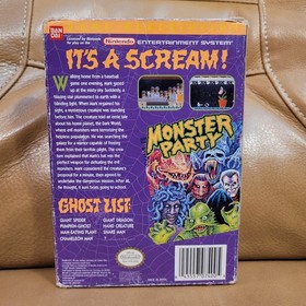 Monster Party Nintendo NES Complete in Box CIB