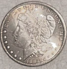 1884 CC Morgan Beautiful BU Carson City very nice free ship Sigma test genuine+