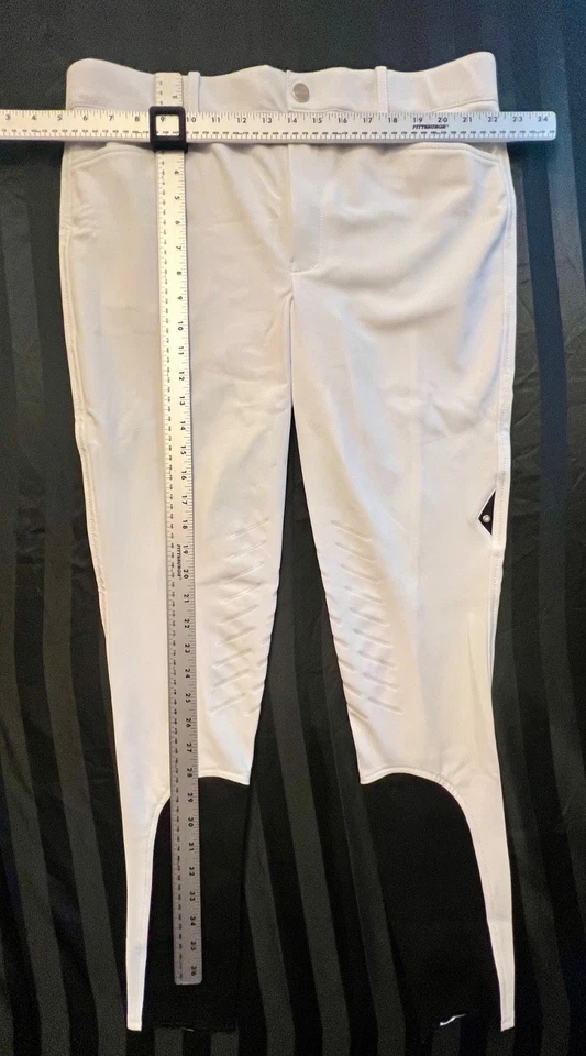 Pantalones blancos Equiline "CrentK B-Move" (talla I-54 para hombre / ~ US 38) - precio de venta sugerido por el fabricante $385 Foto 4 de 4