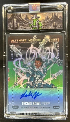 2026 Battle Arena Tecmo Bowl Ultimate Weapon Debut Ink Battlefoil Auto #RCA7