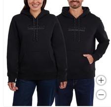 COSTCO WHOLESALE Unisex Logo Hoodie Men women boys girls Black Color Size XL/XXL