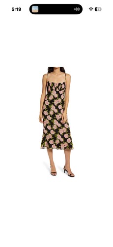 Reformation Arie Floral Print Midi Dress, Rosalia, 8