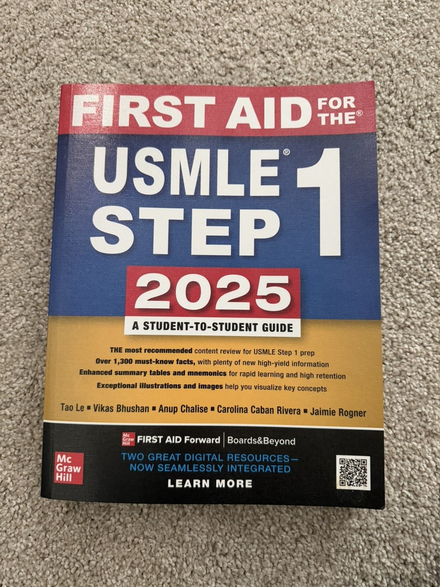 First Aid for the USMLE Step 1 2025 - Medical Board Prep Guide