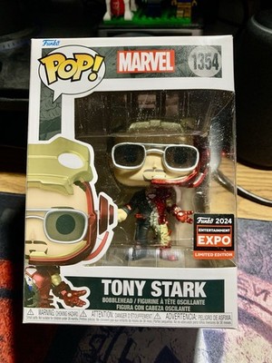 Funko Pop! Vinyl: Tony Stark Marvel Figure #1354 2024 C2E2 Exclusive New In Box