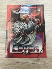2020 Topps Fire Foil Red Flame RC Domingo Leyba Arizona Diamondbacks