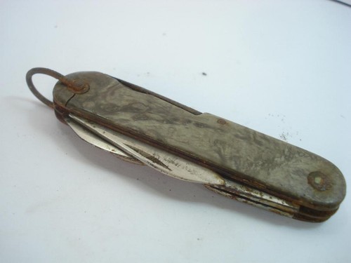 VINTAGE HUNTING POCKET FOLDING COMBINE KNIFE - Picture 5 of 6