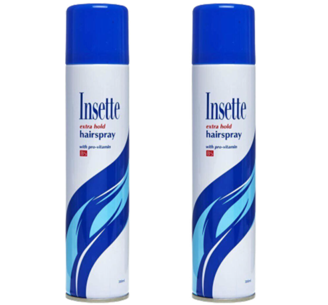 2x 300ml Insette Extra Hold Hairspray