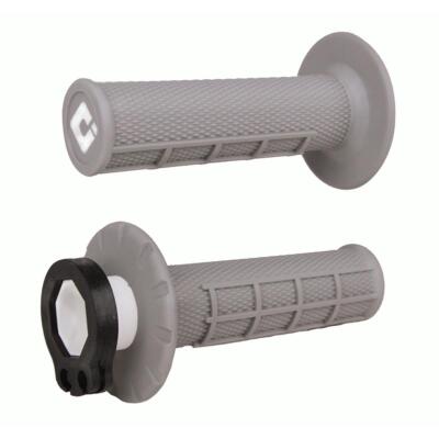 ODI Griffe Half Waffle V2 Lock-On soft, verschraubt, Grau