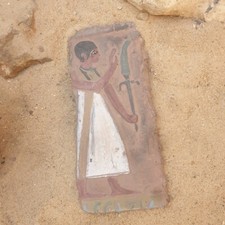 Rare Antique Ancient Egyptian Stela Priest worship Offer God Sacrifice 2480 BC