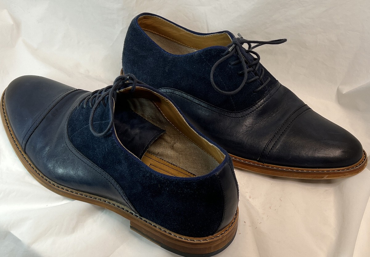 Aldo Mens US Size 9 Blue Suede Uppers Lace Up Casual Shoes  display picture 1
