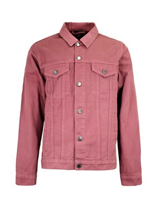 Victorious Men's Essential Colored Denim Jean Jacket DK190EY  Small ~ 5XL