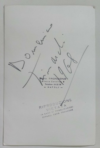 47743 334 / AUTOGRAMM auf Foto - DOMENICO TRIMARCHI (Bariton)
