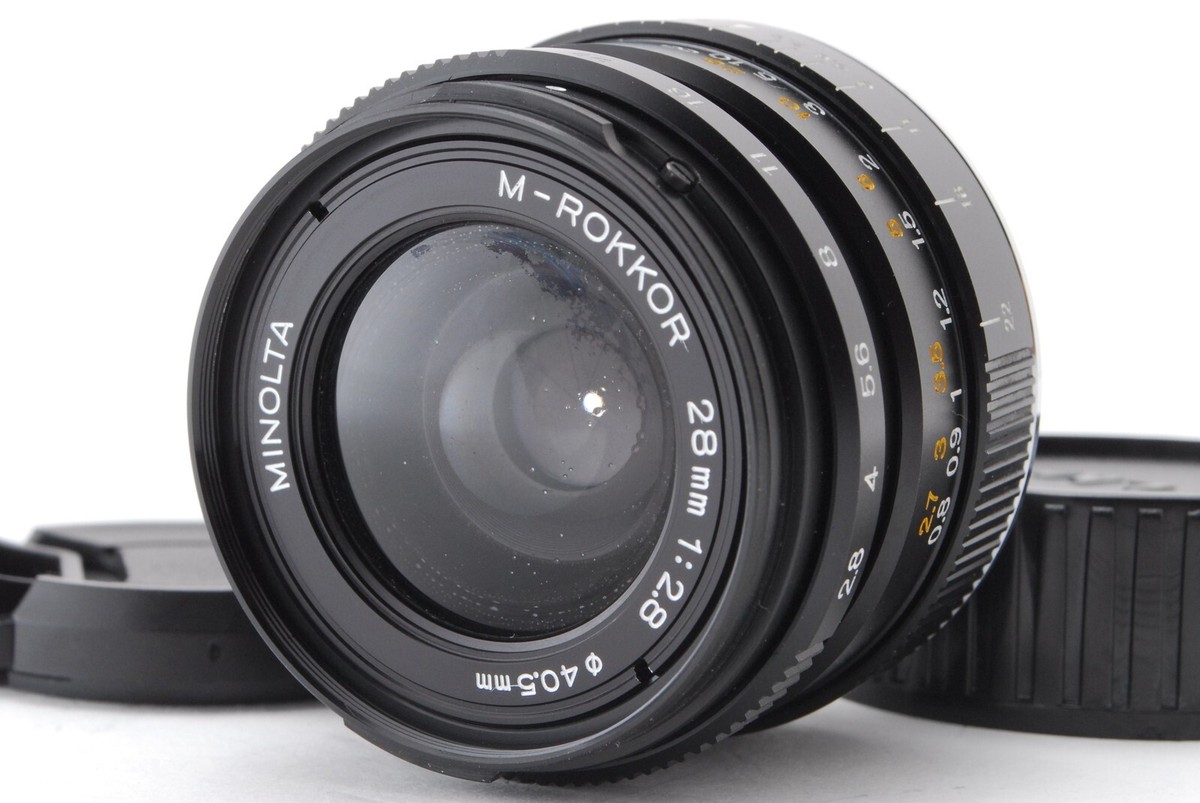 AS-IS】 Minolta M-Rokkor 28mm f/2.8 Lens For CL CLE Leica M