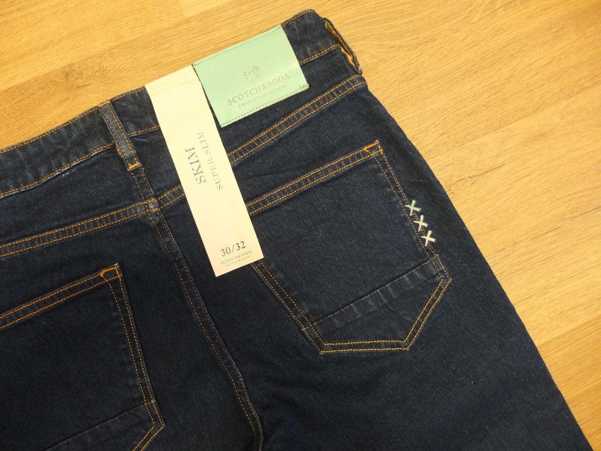 Scotch&Soda チノパン W30 L32 ネイビー スコッチ＆ソーダ Scotch&Soda ベルト付き パンツ 11509