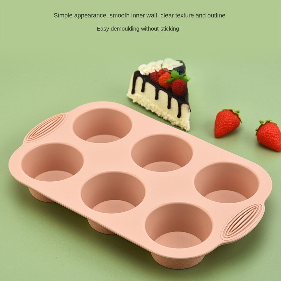 1 Set 3 Colours Cupcake Pans Nonstick Silicone Muffin Pan New Muffin