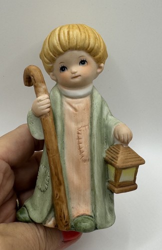 CHILDREN’S FIVE PIECE VINTAGE CERAMIC CHRISTMAS NATIVITY SET BY HOMCO - Picture 4 of 24