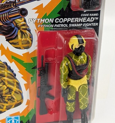 1989 Hasbro GI Joe Python Patrol Python Copperhead v2 Action