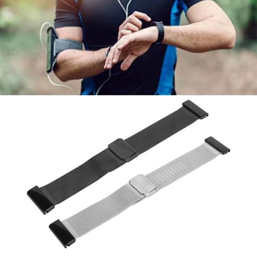 Stainless Steel Mesh Watch Strap Adjustable Quick Release Watch Band 26mm Fi L2S - Picture 14 of 28