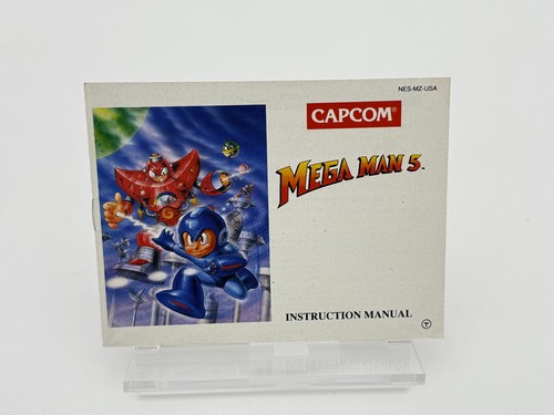 Mega Man 5 NUR Anleitungsheft! (Nintendo, NES) Booklet *sehr gut* - Bild 1 von 7