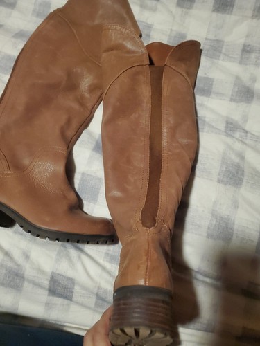 Lucky Brand Harleen Boots Womens Nutmeg Brown Over The Knee Sz 6.5 - Picture 4 of 4