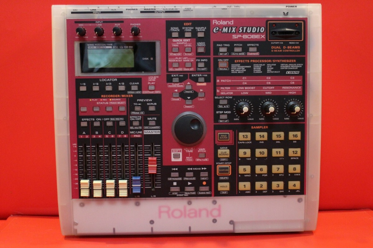 USED ROLAND SP 808 EX Groove Sampler Groovebox Worldwide Shipping