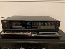 Vintage AIWA R450 Black - Stereo Cassette Deck AIWA R450 - USED