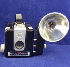 Brownie Hawkeye Flash Model Camera w/Koda Lite Midget Flash Holder