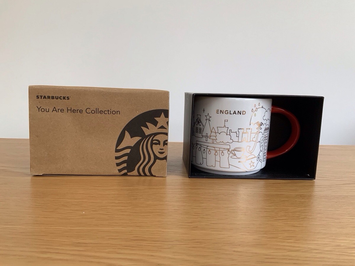 Starbucks You Are Here Collection Mug Cup 414 ML/14 FL OZ England 